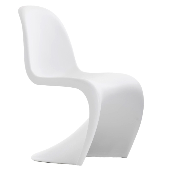 Стул белый Panton Chair пластиковый 01-001WT в аренду
