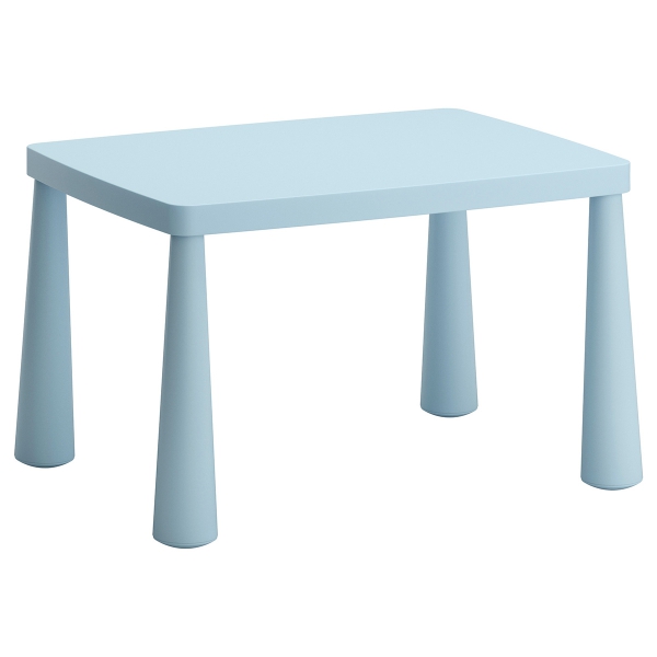 Столик детский Маммут 77*55 см голубой прямоугольный 17-200BL в аренду