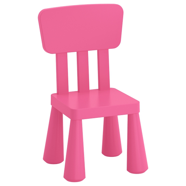 Стул детский Маммут розовый пластиковый 17-201PN в аренду