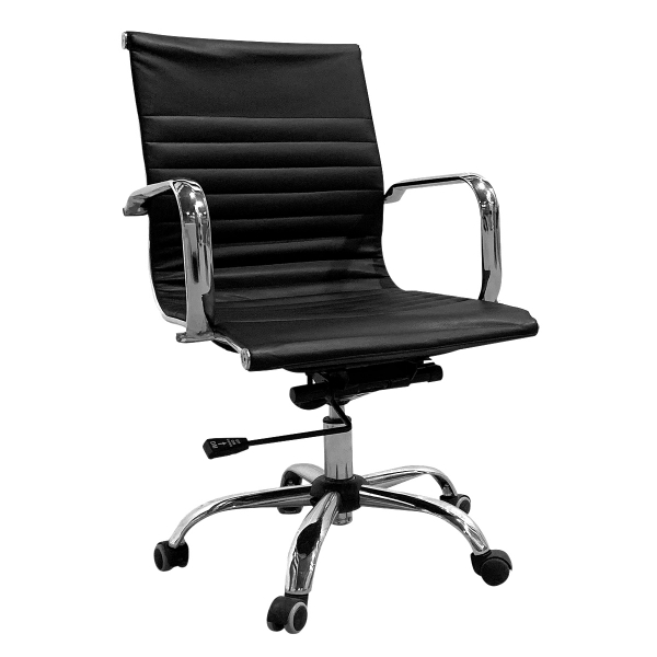 Кресло офисное Conference-2 черное из экокожи 04-050BK в аренду