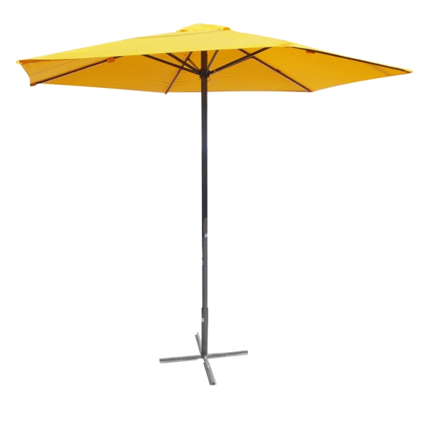 Зонт уличный желтый D300см без утяжелителя 06-106YL в аренду