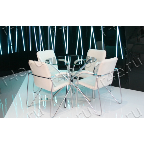 Кресло Samba Самба ярко-белое из экокожи 04-137WT в аренду. Фото 1