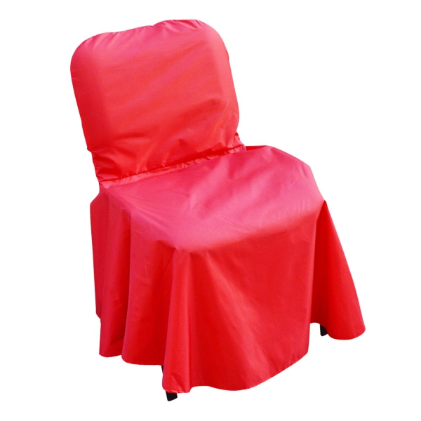 Чехол банкетный для стула Изо красный из ткани 19-298RD в аренду