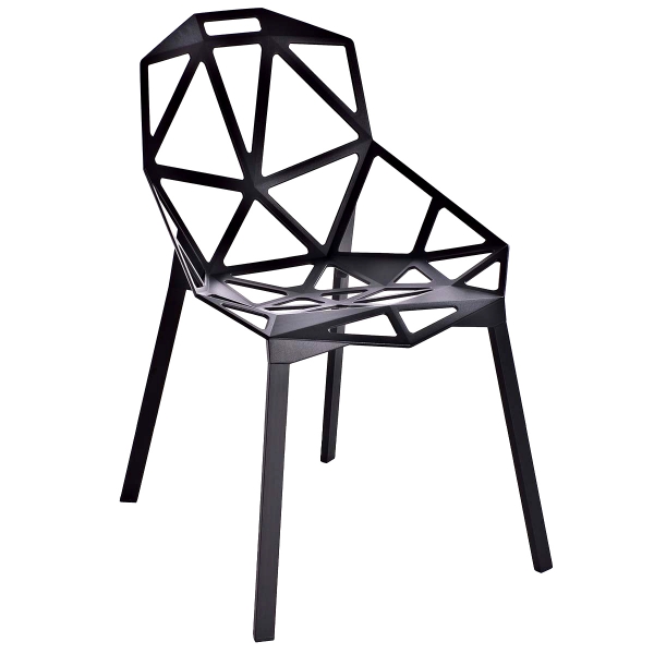 Стул Chair One черный металлический 01-064BK в аренду в Москве