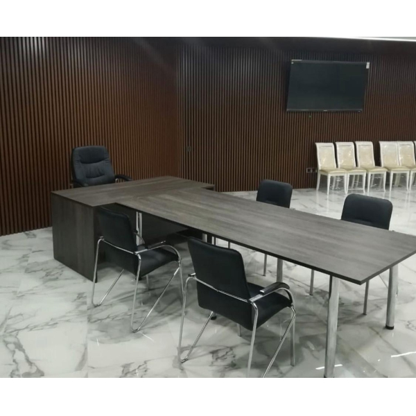 Стол для конференций 160*90см коричневый прямоугольный 02-220LR в аренду. Фото 5
